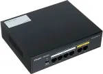 Ruijie Networks RG-ES106F-P network switch Unmanaged L2 Fast Ethernet (10/100) Power over Ethernet (PoE) Black