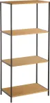 Home4you Riiul HARPER 50x30xH110,5cm, saar/must