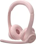 Logitech Zone 300 Headset Wireless Head-band Office/Call center Bluetooth Rose