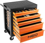 NEO TOOLS Workshop cabinet, 5 drawers + 117 tools