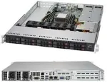 Super Micro Supermicro SuperServer 1019P-WTR - Server - Rack-Montage - 1U - 1-Weg - RAM 0GB - SATA - Hot-Swap 6,4 cm (2.5) - kein HDD - AST2500 - GigE, 10 GigE - Monitor: keiner (SYS-1019P-WTR)