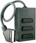 Schwaiger Scart-Verteiler 3-fach must