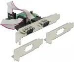 V&otilde;rgukaart DELOCK PCI Express x1 Karte zu 2 x Seriell RS-232 High Speed 921K mit Spannungsversorgung