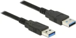 Delock A-t&uuml;&uuml;pi USB 3.0 isane kaabel > A-t&uuml;&uuml;pi USB 3.0 isane kaabel, 3,0 m must