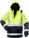 No name JACKET CANVAS HI-VIS WJ-8946 YEL/BLU 3XL