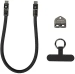 LANBERG Kabel USB-C M/M SMYCZ/BRELOK 0.3M 240W czarny
