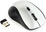 Hiir GEMBIRD | Optical Mouse | MUSW-4B-02-BS | Wireless | USB | Black/silver