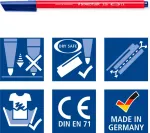 STAEDTLER Viltpliiatsid Noris, 10 tk.