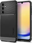 Spigen Kaitse&uuml;mbris Rugged Armor, Samsung Galaxy A25 5G, must,