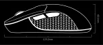 Hiir KEYCHRON M3 (1000Hz) White Wireless Mouse