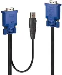 Lindy Kombiniertes KVM- und USB-Kabel 2m