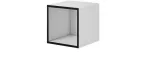 Cama MEBLE Cama open cabinet ROCO RO6 37/37/39 white/black