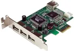V&otilde;rgukaart Startech .COM 4 Port USB 2.0 PCI Express Low Profile Schnittstellenkarte
