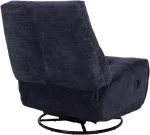 Home4you Tugitool WILLA manuaalne recliner, p&ouml;&ouml;rlev ja kiikuv 82x97xH96cm, sinine