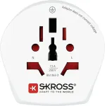 Skross Combo World to Israel power plug adapter White