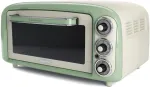 Ariete mini oven Vintage Green (white/light green, 1,380 watts)