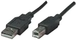 MANHATTAN USB 2.0 Anschlu&szlig;kabel 0,5m A-Stecker/B-Stecker
