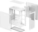 Korpus Deepcool Case | CG580 WH | Mid Tower | ATX PS2 | White