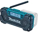 Raadio MAKITA MR052 radio Worksite Analog & digital Black, Blue