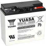 Panasonic Battery YUASA REC22-12I (12V; 22Ah; cyclic)
