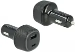 DeLOCK Kfz Ladeadapter USB Type-C&trade; PD 3.0 und USB Typ-A mit 63 W