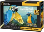 Cubic Fun Puzzle 3D 88 pieces Blue-throated macaws