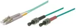 Alcasa Good Connections LWL Dpx Patchk. OM3 MM 50/125&Aacute; LC/ST 10m