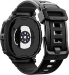 SPIGEN Rugged Armor Pro Watch 8 (44mm) Case + Band Matte Black