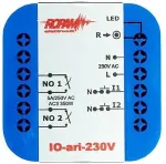 Rose&Tulipani Wireless controller 230V, auricle, 2xNO, 2xIN (N)