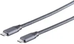 No-Name USB-C (ST-ST) 3.2 Gen.2 1,5m Grey