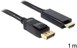 DELOCK Displayport Kabel DP -> HDMI St/St 1.00m schwarz