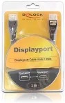 DELOCK Displayport Kabel DP -> DP St/St 2.00m 4K Premium