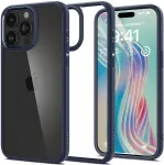 Spigen Kaitse&uuml;mbris Ultra Hybrid, Apple iPhone 15 Pro, l&auml;bipaistev tumesinise &auml;&auml;rega,