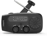 STREETZ S80 Crank Radio , solar panel, black / S80-BLK / 6612138