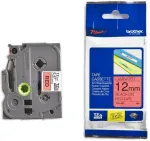 Tooner Brother Markeerimislint TZE-431, 12mm must/punasel