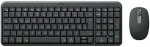 Klaviatuur Logitech MK250 keyboard Mouse included Universal RF Wireless + Bluetooth QWERTZ German Graphite
