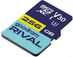 M&auml;lukaart GoodRam Memory card microSD 256GB Rival UHS-I V30 U3 C10 100/70MBs