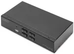 Digitus KVM Switch DispalyPort 4x1 (schwarz)