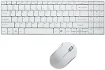Klaviatuur LOGILINK Tastatur Funk Slim 2.4 GHz mit Maus 1200dpi