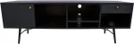 Home4you TV-laud LUXEMBOURG 150x40xH50cm, must melamiin