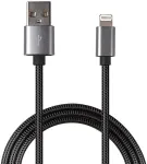2GO USB Lade-/Datenkabel "Luxury" Lighting 1m Metall