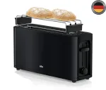 Braun Delonghi Langschlitztoaster PurEase HT 3110 BK sw (HT3110BK)