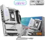 Emaplaat Msi MPG X870E EDGE TI WIFI | Processor family AMD | Processor socket AM5 | DDR5 | Supported hard disk drive interfaces SATA, M.2 | Number of SATA connectors 4