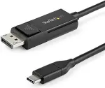 StarTech 6.6 FT. USB C TO DP 1.2 CABLE 1.2 CABLE-BIDIRECTIONAL-8K 60HZ