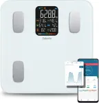 SALENTE MaxFit, smart personal diagnostic fitness scale, Bluetooth, white