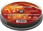Toorikud MediaRange CD-RW 700MB 10pcs Spindel 12x