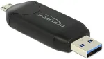 DeLOCK Card Reader USB3.0 A +micro B-> SD/SDHC/MMC/micSD OTG