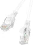 LANBERG Patchkabel CAT.6 UTP 1,0m Fluke Zertifikat w&szlig;