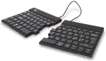 Klaviatuur R-GO TOOLS Ergonomic keyboard R-Go Split Break with break software, ergonomic split keyboard, QWERTY (NORDIC), Bluetooth, black