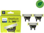 Pardel PHILIPS | Replaceable blade (3 pcs) | QP430/50 OneBlade | Black/Green